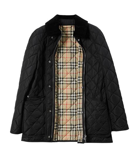 beige burberry jacket|burberry black quilted jacket sale.